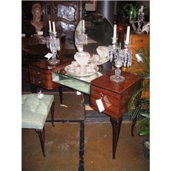 French Art Deco Dominique Style Mirrored Vanity #964953