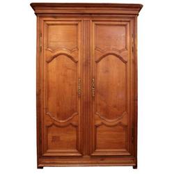 18th-Century French Solid Cherry Armoire #964955