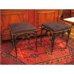 Pair of Spanish Wrought Iron Benches #964980