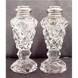Early 1900's CUT GLASS SALT & PEPPER #965015