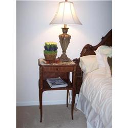 French Walnut Nightstand #965063