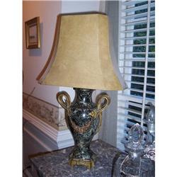 French Marble and bronze Lamp c.1900 #965064
