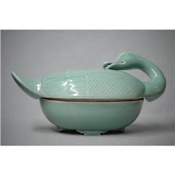 19th Century Porcelain Duck #965269