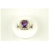 Image 1 :  ANTIQUE FILIGREE RING AMETHYST 4 CARATS! #965323