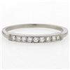 Image 1 :  Antique PLATINUM DIAMOND WEDDING BAND #965331