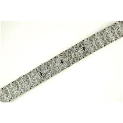 FILIGREE Bracelet SAPPHIRES DIAMONDS #965393