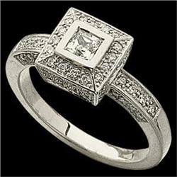 14k  WhiteGold DIAMOND ENGAGEMENT RING #965402