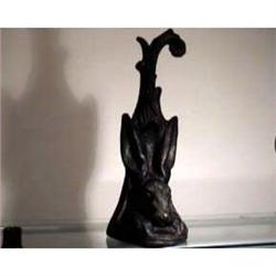 Cast Iron Bunny Door Stop with Lozenger Mark #965541