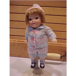 5.5" all bisque googly # 189,swival neck #965692