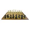 Image 1 : Casted bronze and wooden board  chess game #965710