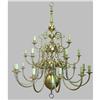 Image 1 : Dutch style all bronze three tier chandelier #965711