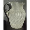 Image 1 : Overshot Crackle Glass Lemonade Pitcher Set #965762