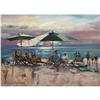 Image 1 : Michele Byrne, Beachside Chat, Signed Canvas #965782