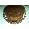 Image 1 : Hand Hammered Copper Bucket With Lid #968817