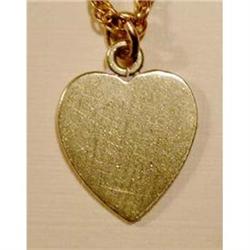 Tiny 14K Heart & Chain #968889