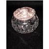 Image 1 : Victorian  Powder Jar Pewter Glass #969263