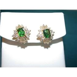 Emerald & Diamond Earrings #969299