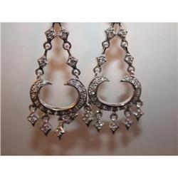 Diamond Dangle Earrings #969307