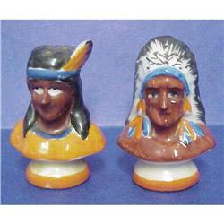  Hand Pntd. Figural Salt &Pepper #969366
