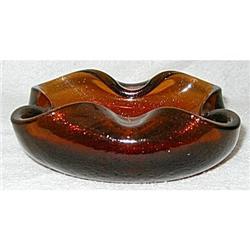 Murano Art Glass Brown Bowl #969618