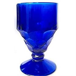 Georgian Cobalt Set Tumblers Ice Tea Set 4  #969629
