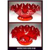 Image 1 : BEAUTIFUL RED RUBY GLASS BOWL GL13 / GL013 #969784