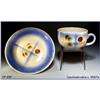 Image 1 : 4 CZECH ART DECO AIRBRUSH POTTERY CUP & SAUCERS #969829