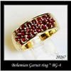 Image 1 : VINTAGE BOHEMIAN GARNET RING BG-004  #969889