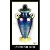 Image 1 : CZECH LOETZ STYLE ART GLASS PERFUME BOTTLE / #969918