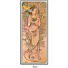 Image 1 : MUCHA ART NOUVEAU POSTER "ROSE" #969998