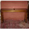 Image 1 : Exceptional Mahogany Sofa Table w/ Beveled #970344