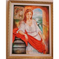 An Original Signed "Charles Lee" Painting #970366