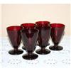 Image 1 :  Royal Ruby Glass Wine Glasses/Anchor Hocking #970432