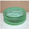Image 1 : Unusual Jadite Fire King Five Compartment Plate #970528