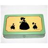 Image 1 : Unusual Art Deco Silhouette Compact Sewing Box #970547