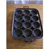 Image 1 : Cast Iron Turks Head Muffin Pan #20 #970759