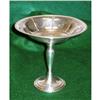 Image 1 : Pierced Sterling Compote - floral motif #970880