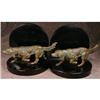 Image 1 : BRONZED DOGS Bookends Pointers ANTIQUE #970908