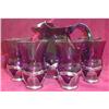 Image 1 : CAMBRIDGE Farber LEMONADE Set, Amethyst PITCHER #970978