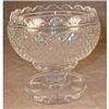 Image 1 : WATERFORD Footed ROSE Bowl SCALLOPED Edge CARA #970993