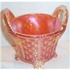 Carnival Marigold Northwood Handled Basket #971069