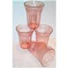 Four Pink Cherry Blossom Flat Tumblers #971077