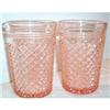 Two Pink Miss America Water Tumblers #971086