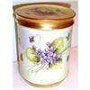 Image 1 : Hand Painted, Violet Covered Jar - STUNNING #971332