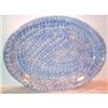 Image 1 : Large Blue and White Spatter Platter #971366