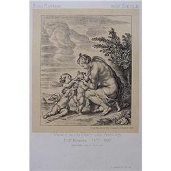  Venus Nursing Cherubs Print #971511