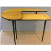 Image 1 :  Eames era curved small desk with two levels #971752