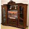 Image 1 : Cherry Finish Entertainment Center / Bookcase #971772