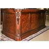 Image 1 : Mahogany Finish Executive Computer Office Desk #971774