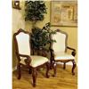 Image 1 : 8 Solid Mahogany Upholstered Dining Room Chairs #971781
